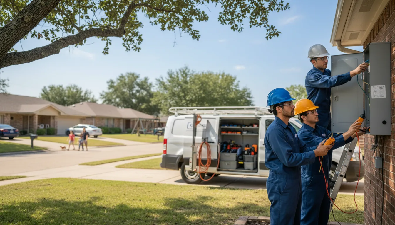 Certified electrician providing emergency electrical services in East Peoria, IL